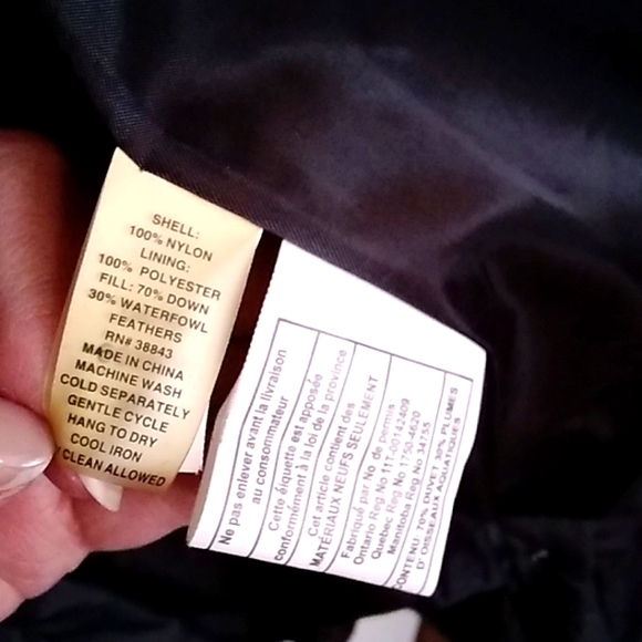 Tahari Down Puffers sz L - Picture 5 of 8